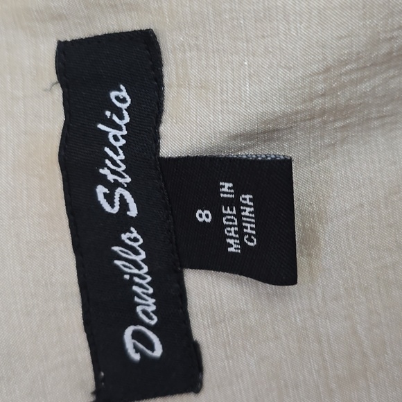 Danillo Studio Elegant Champagne Metallic Suit Set - Picture 9 of 11